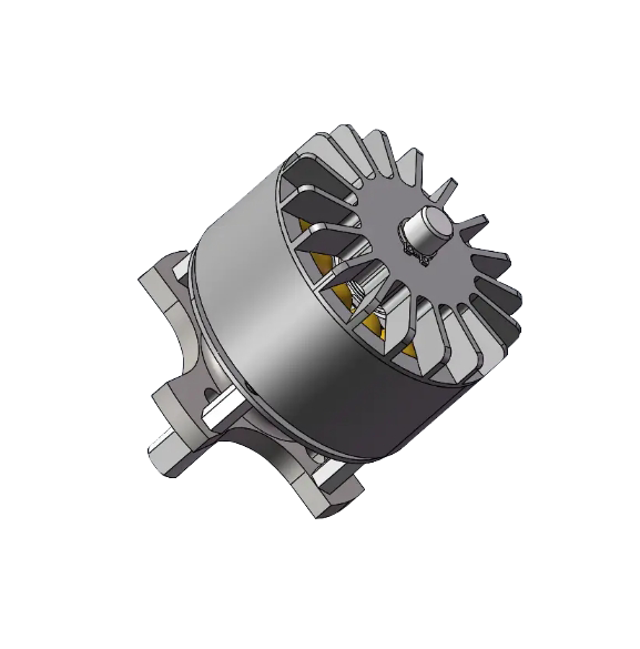 Børsteløs DC-motor til digitalt værktøj 49 mm diameter WO49-serien